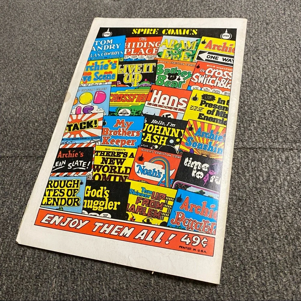 Vintage 1980 Spire Christian Comics “Archie’s Festival” 49¢ Comic by Al Hartley - Picture 5 of 6